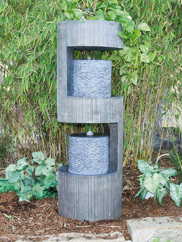 Säulenbrunnen Kaito aus Polystone (Art.Nr. Gr066)