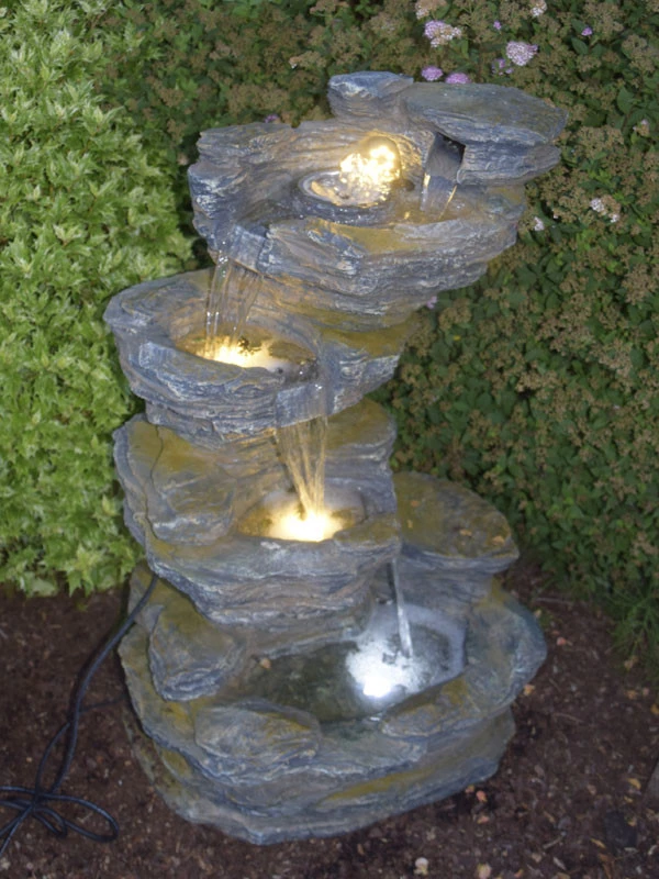 Wasserfall-Brunnen Fudong aus Polystone (Art.Nr. Gr181) – Bild 2