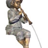 Wasserspeier "Flötenspieler" Aus Polystone (Art.Nr. Gr812)