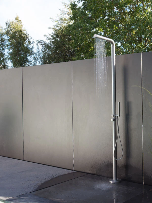 Keramik-Sichtschutz Futura Mit Feuerverzinktem Pfosten – Bild 6