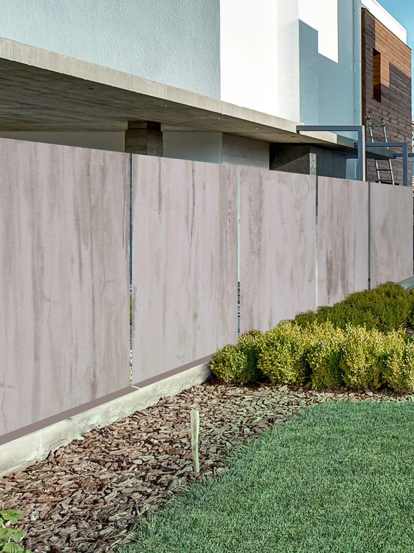 Keramik-Sichtschutz Futura Mit Feuerverzinktem Pfosten – Bild 5