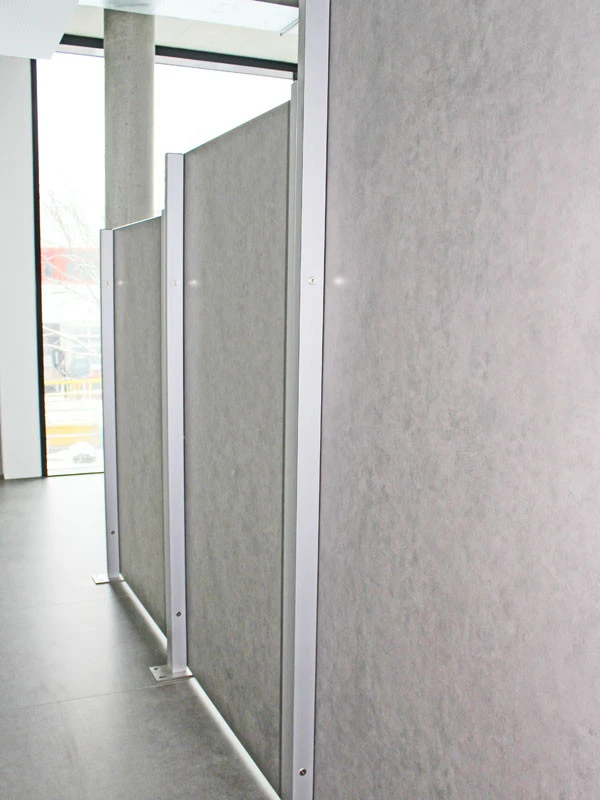 Keramik-Sichtschutz Futura Mit Feuerverzinktem Pfosten – Bild 7