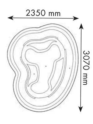 Teichbecken 171 Koi (GFK) - XXL-Produkt â Bild 2