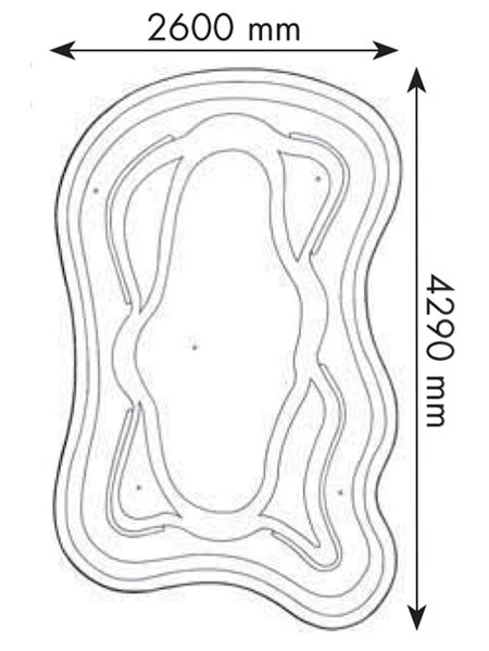 Teichbecken 1831 Bio (GFK) - XXL-Produkt â Bild 2