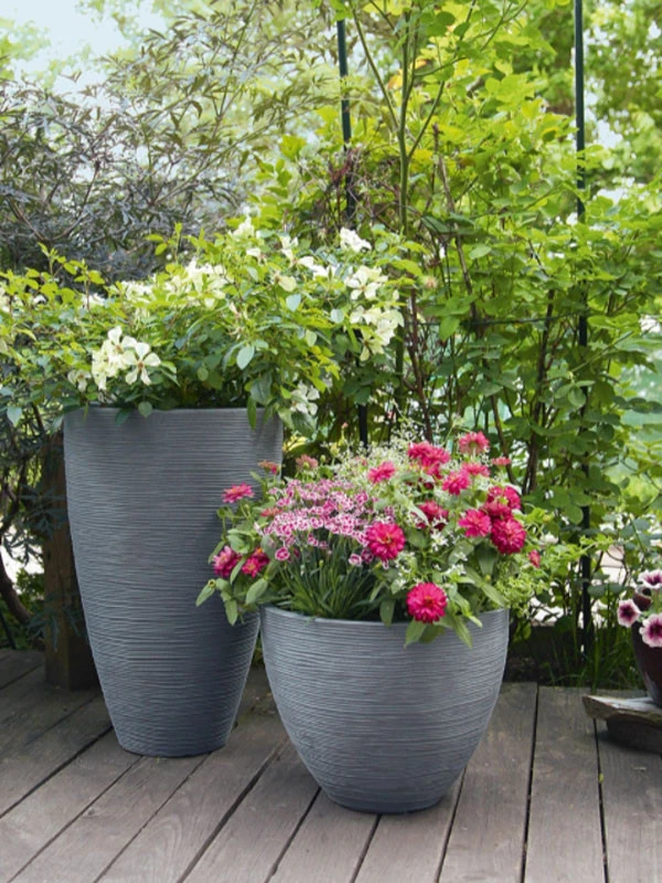 Pflanzkübel Rund Rillentopf – Bild 3